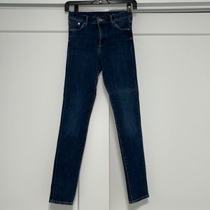 &Denim stretch high rise skinny jeans